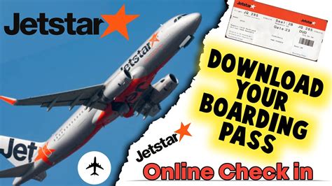 How to Download your Jetstar Boarding Pass.